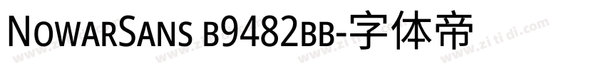 NowarSans b9482bb字体转换